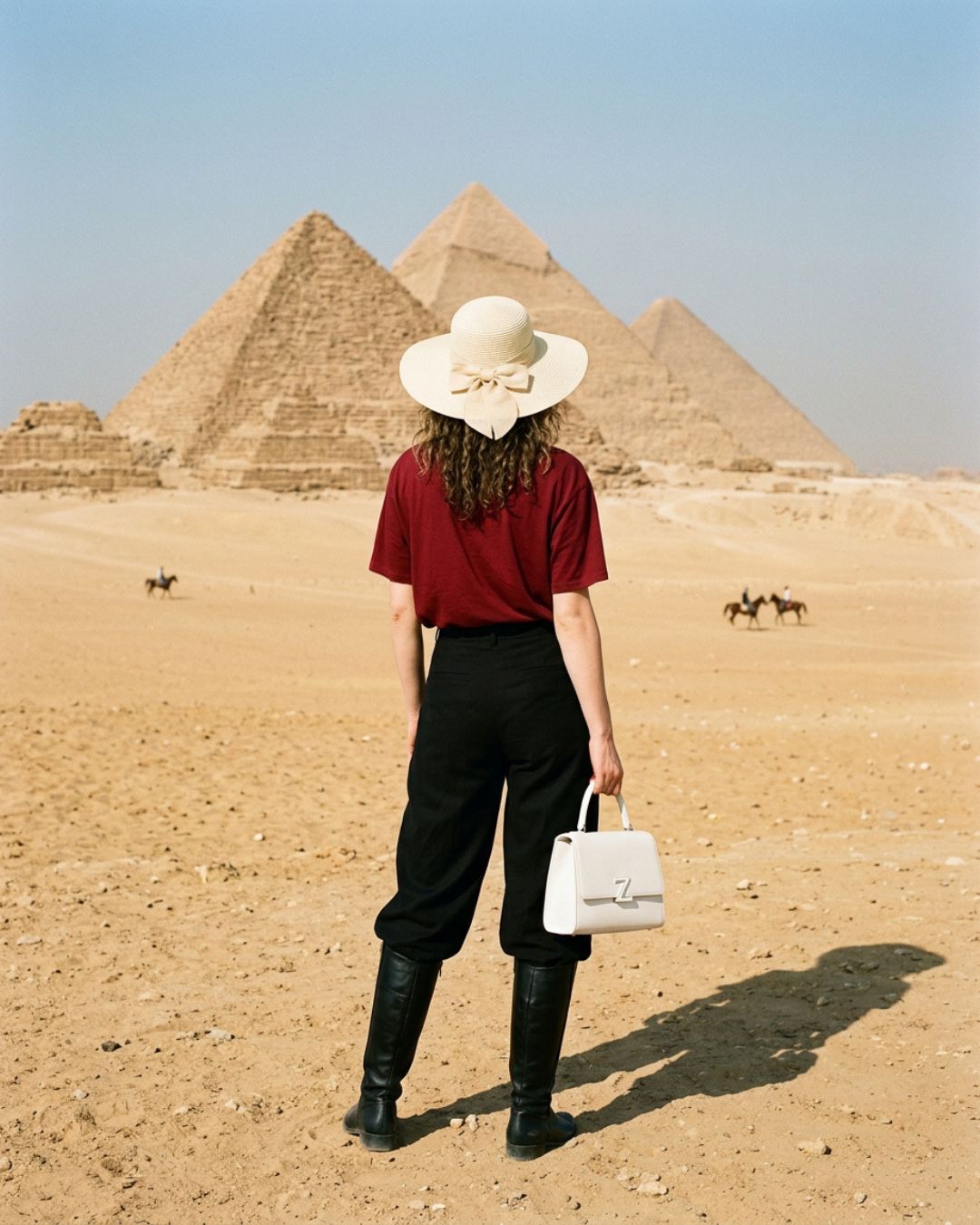 Pyramids of Giza — editorial fashion
