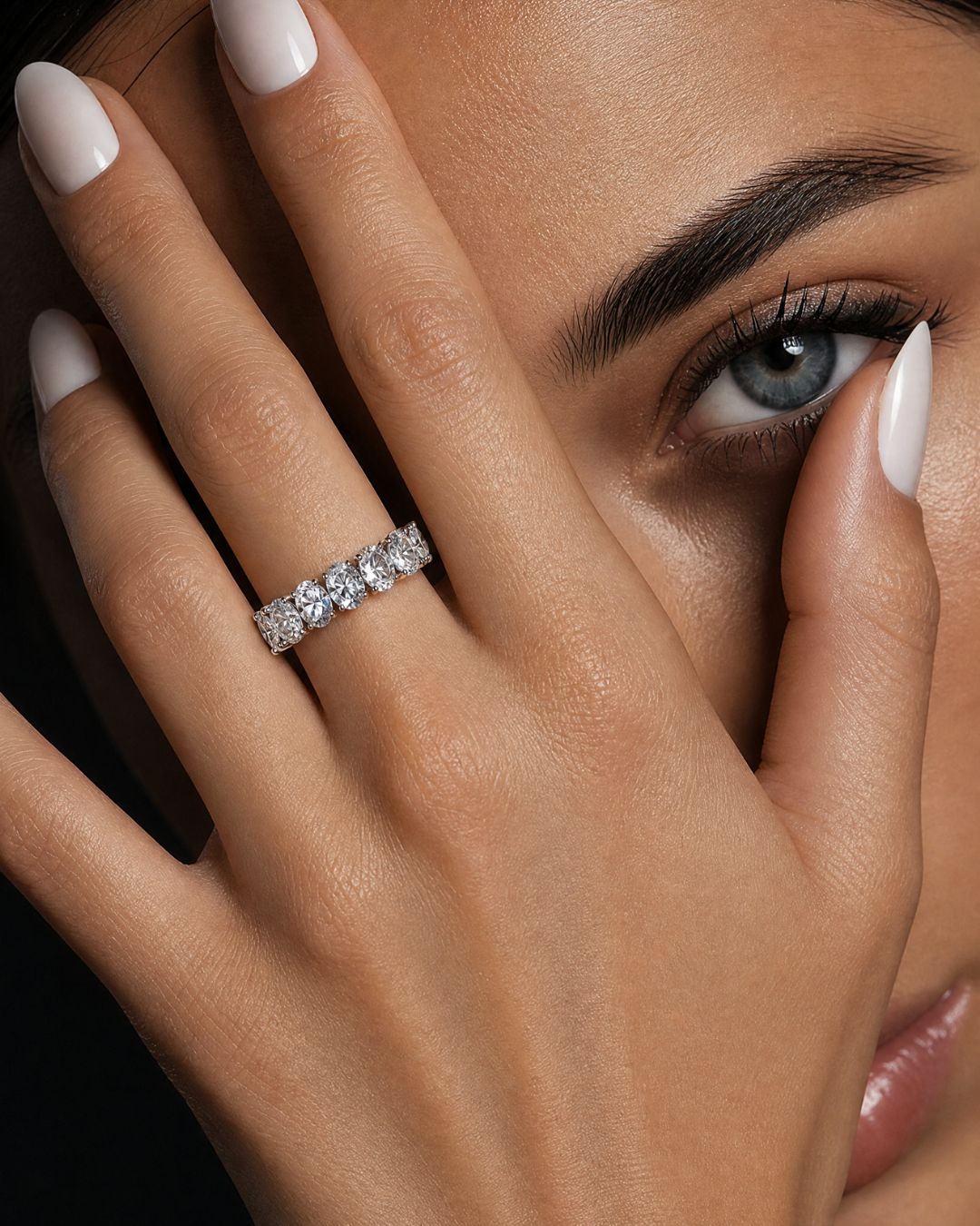 Beauty closeup — elegant hand detail